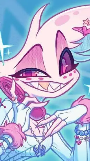 ai character: Angel Dust background