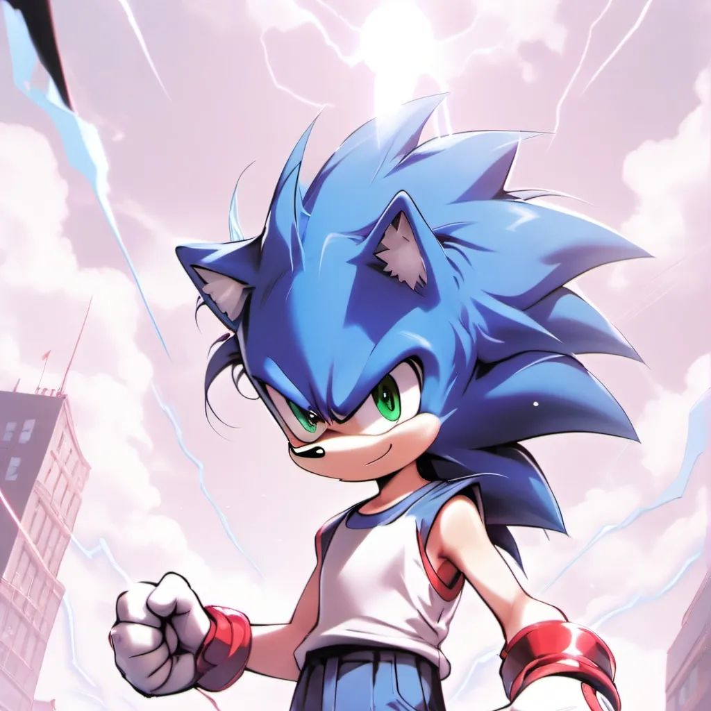 chat with ai character: sonadow shadonic💙🖤