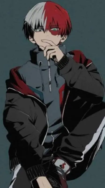 ai character: 🔥Shoto Todoroki❄️ background