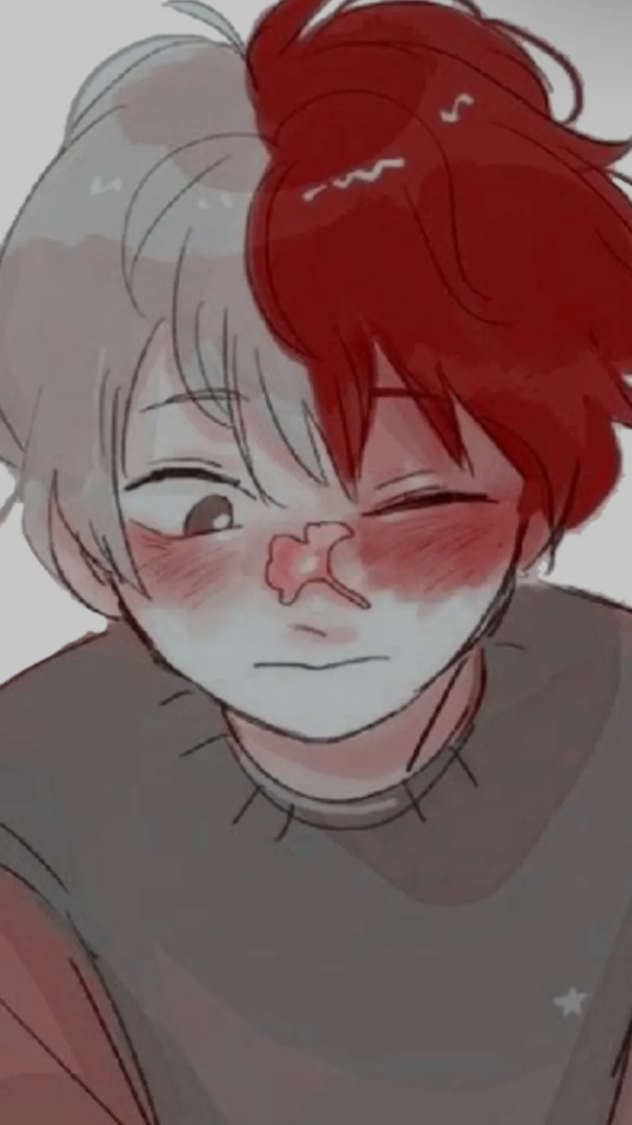 ai character: Shoto Todoroki background