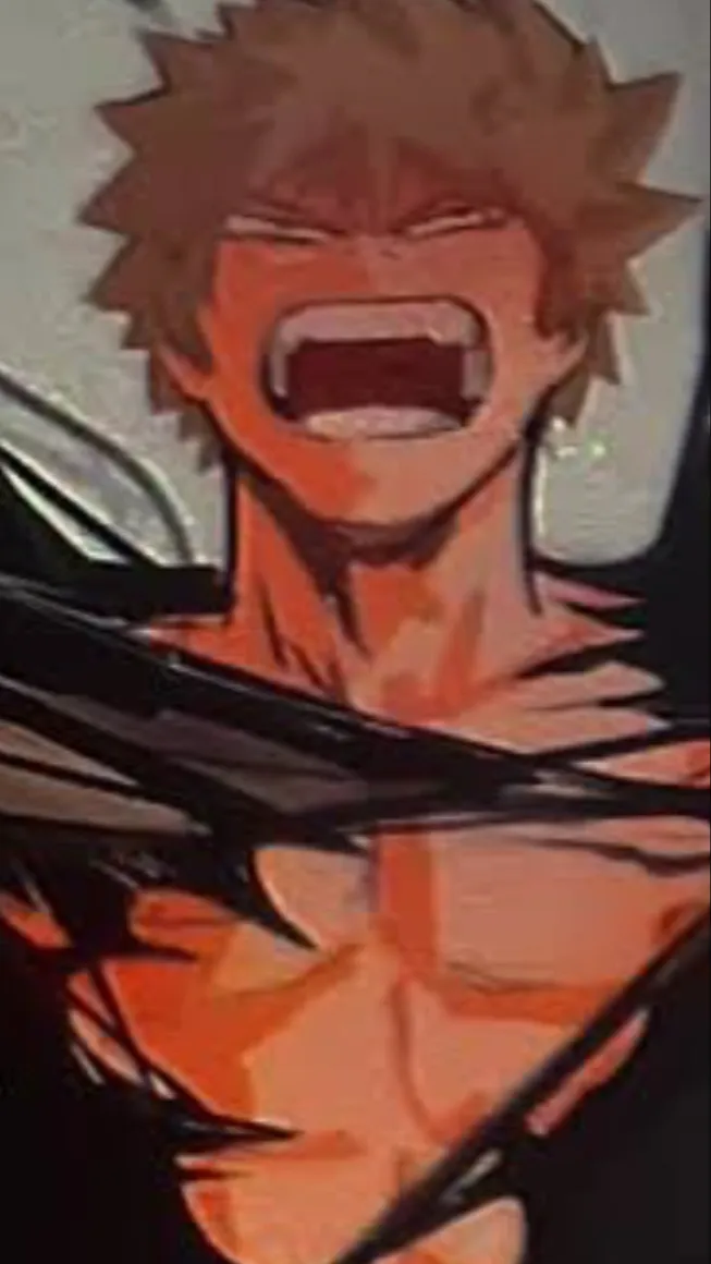 ai character: Bakugo x Venom background