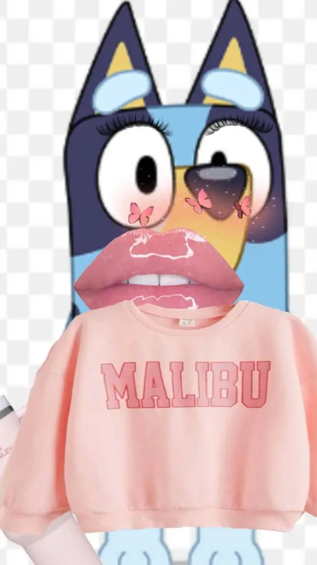 ai character: preppy bluey background