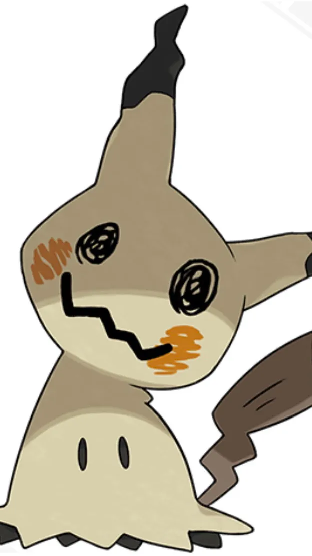 ai character: Mimikyu  background