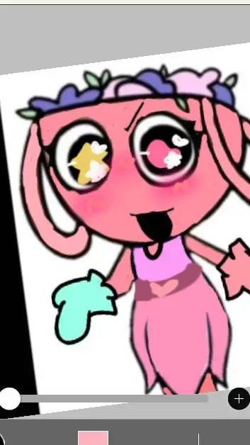 ai character: dandys world pick  background