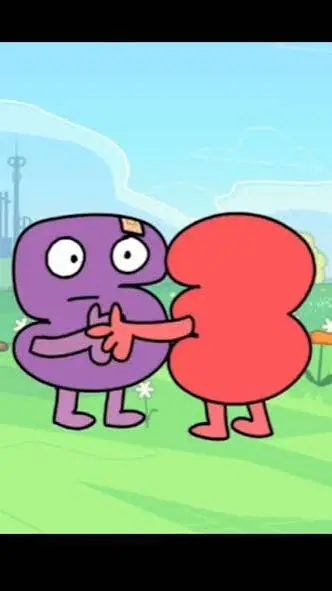 ai character: Five x Three background