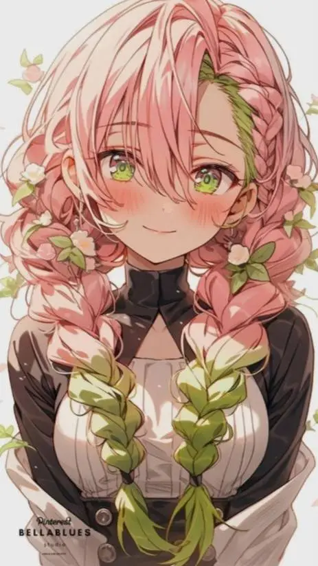 ai character: Mitsuri Kanroji  background