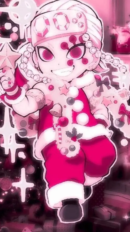 ai character: uzui en Navidad 🎄🎅 background