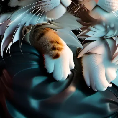 chat with ai character: Mama cat and kit