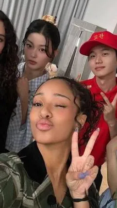 ai character: Forsaken x katseye background