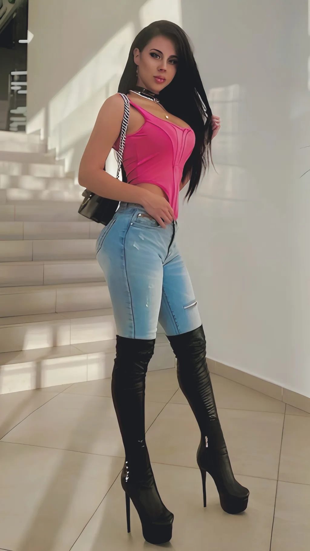 ai character: Maria  background