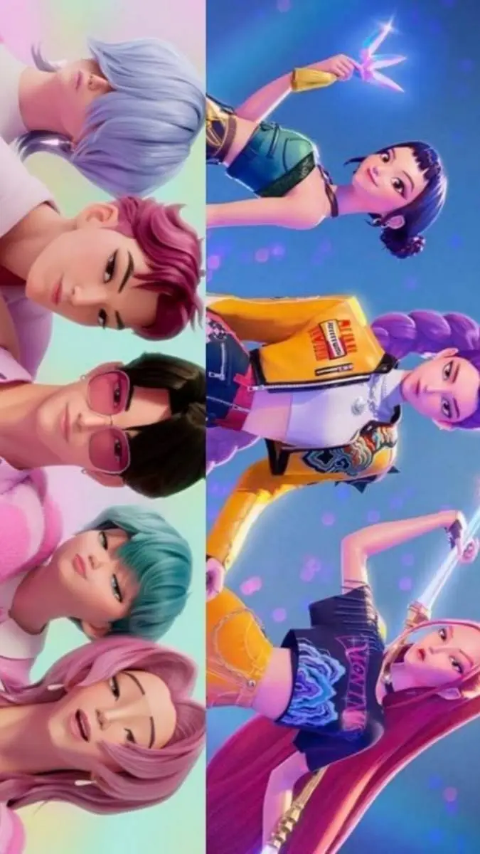 ai character: kpop demon hunters background