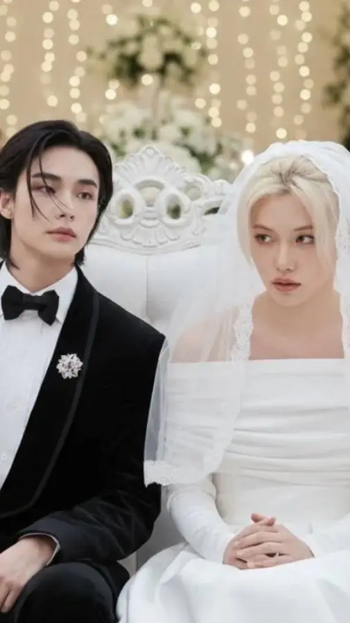 ai character: Hyunlix Wedding background