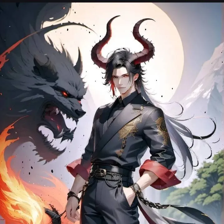 chat with ai character: cursed angel 