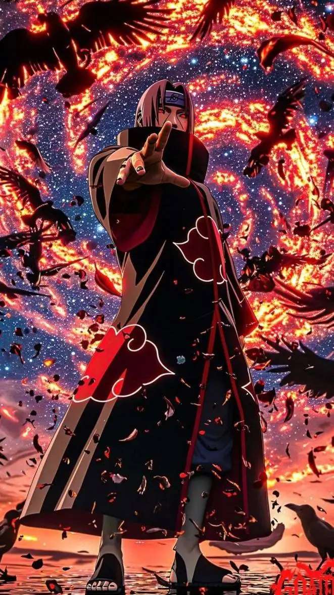 ai character: Itachi Uchiha background