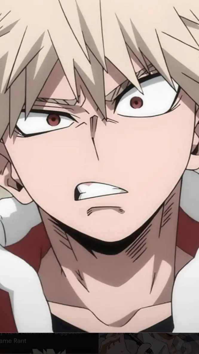 ai character: bakugo /Christmas background