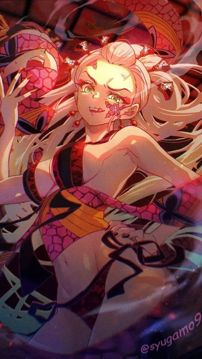 ai character: Daki  background