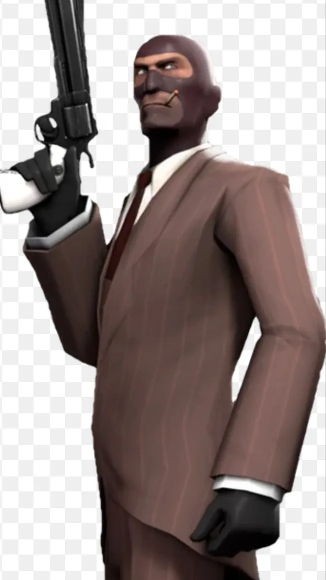 ai character: Spy tf2 background