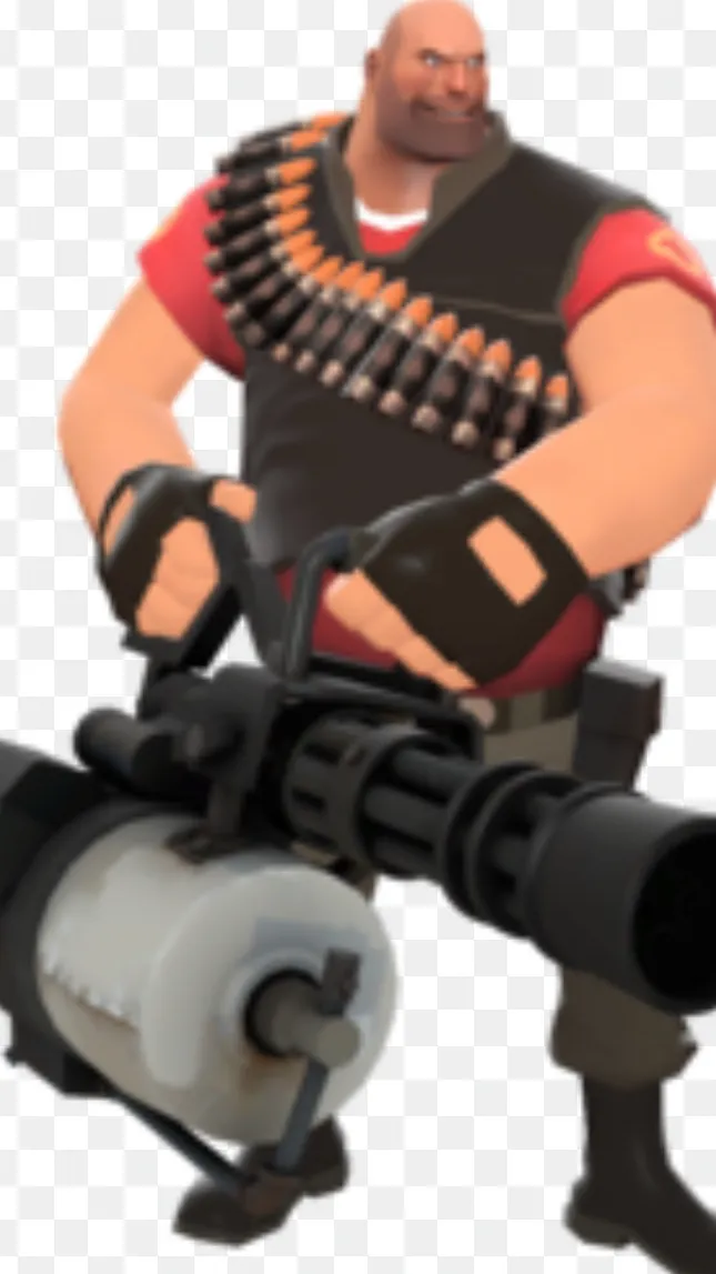 ai character: Heavy from TF2 background