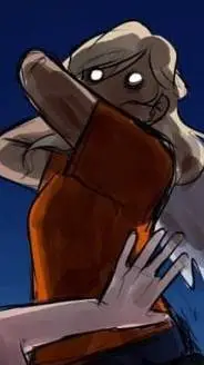 ai character: angry Annabeth background