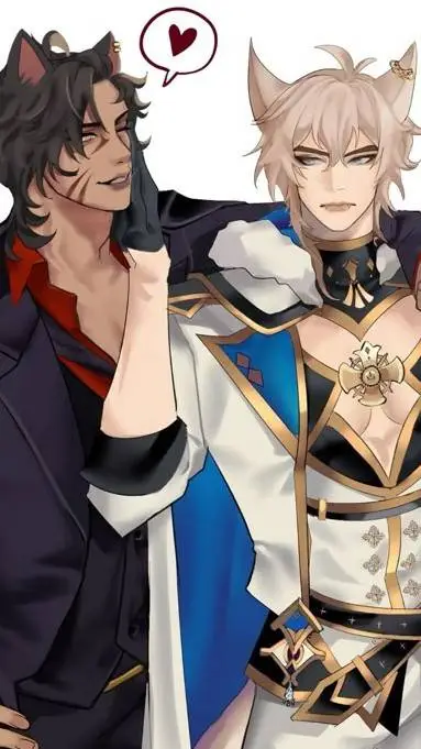 ai character: male vtubers background