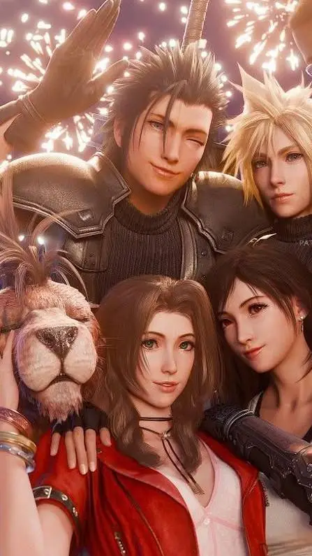 ai character: FF7+ power rangers background