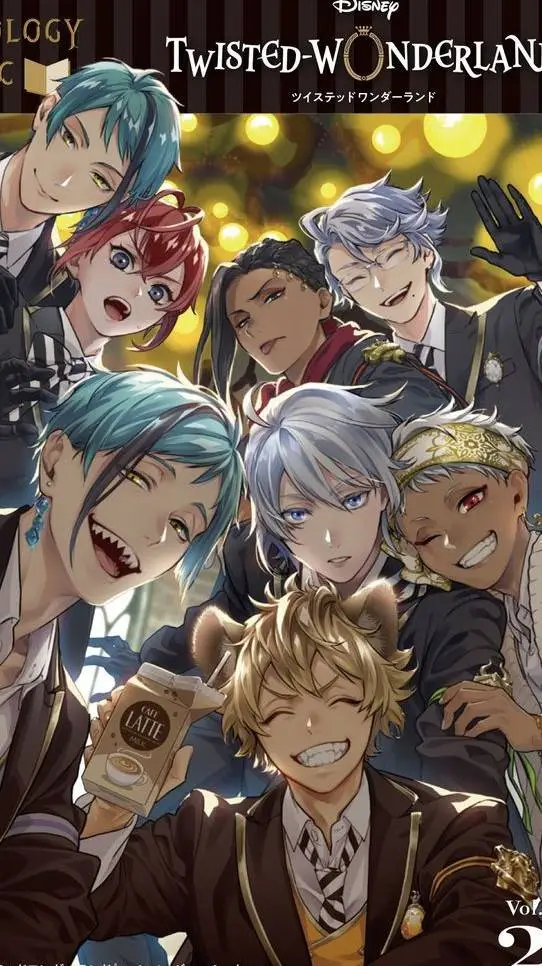 ai character: Twisted-wonderland background