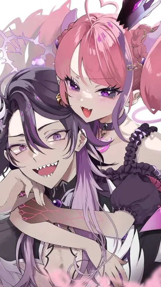 ai character: ironmouse and bubi background