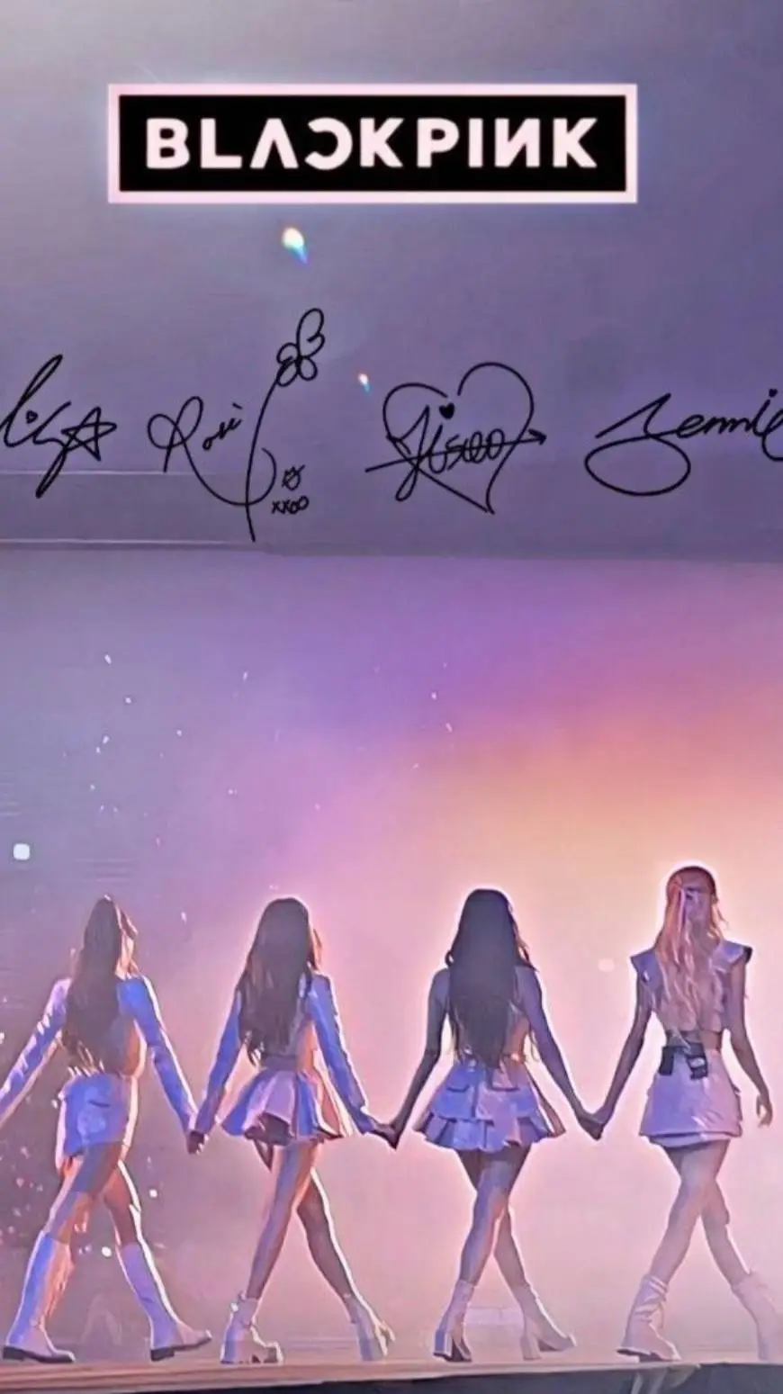 ai character: Concert BLACKPINK background