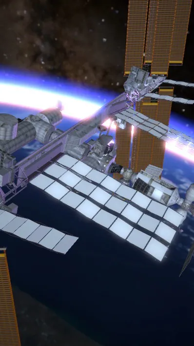 ai character: ISS background