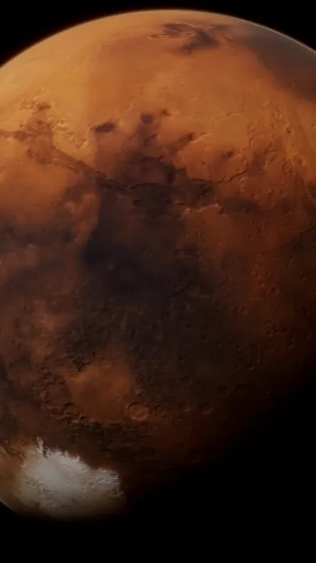 ai character: Mars/Red Planet background