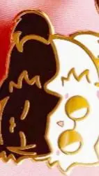 ai character: gojo and geto cats background