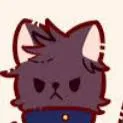 chat with ai character: megumi as a cat