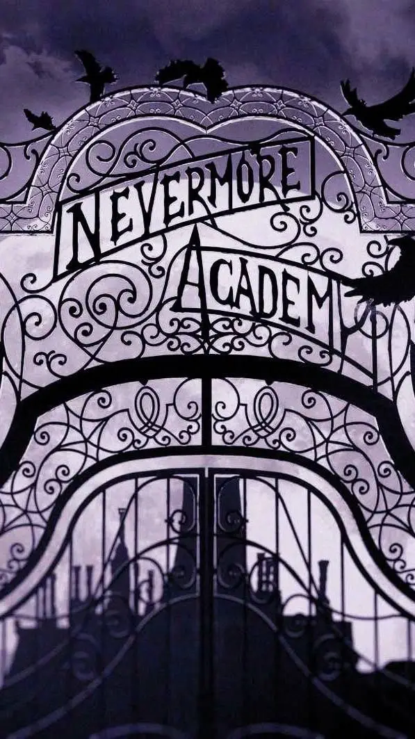 ai character: Nevermore academy  background