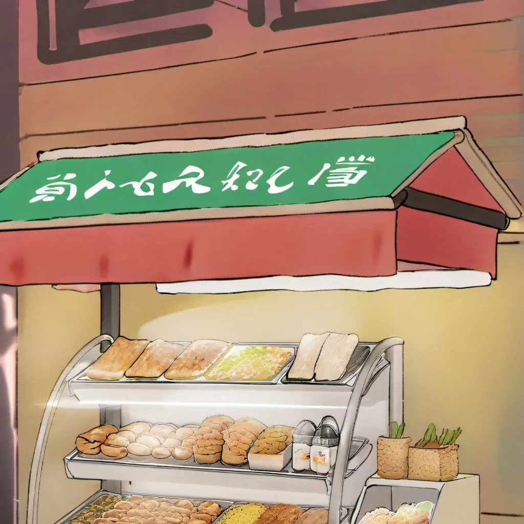 chat with ai character: Shawarma kiosk!!