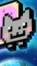 ai character: NYAN CAT background