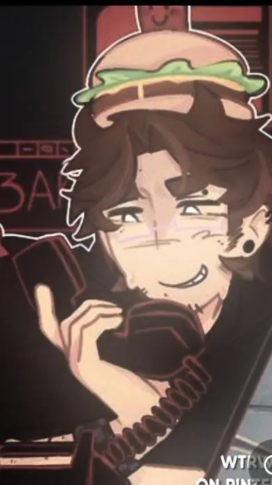 ai character: pizzaburger  background