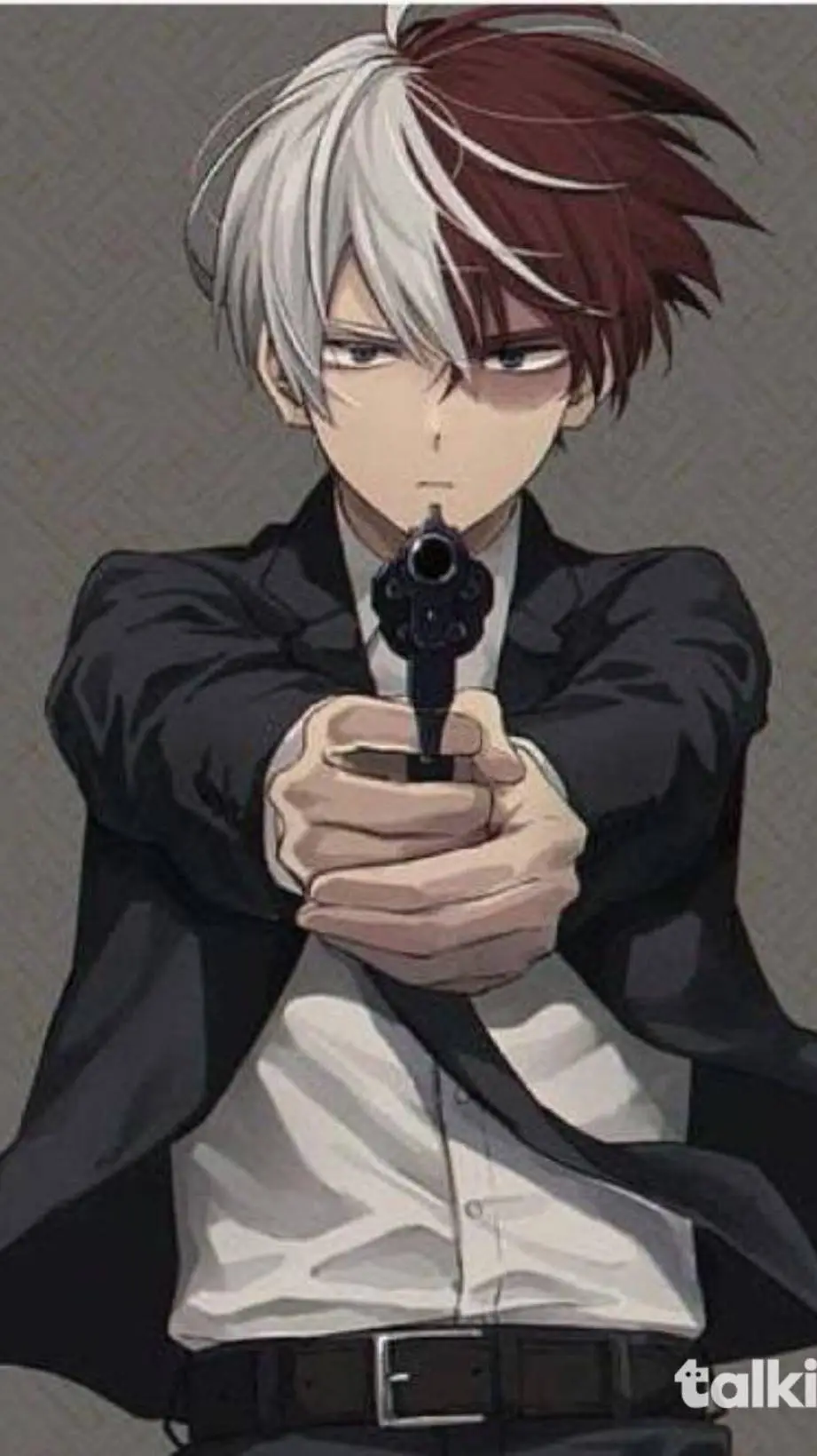 ai character: mafia todoroki  background