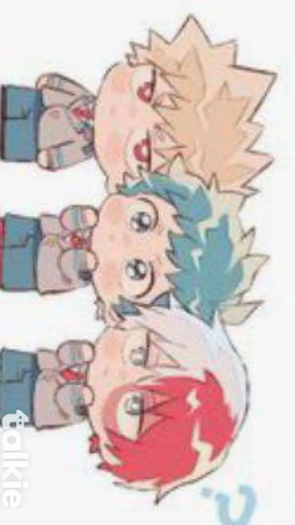 ai character: babybaku,deku&todo background