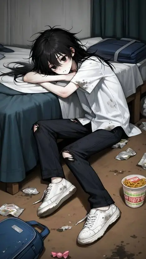 ai character: 😪/Hahashi/🍲 background