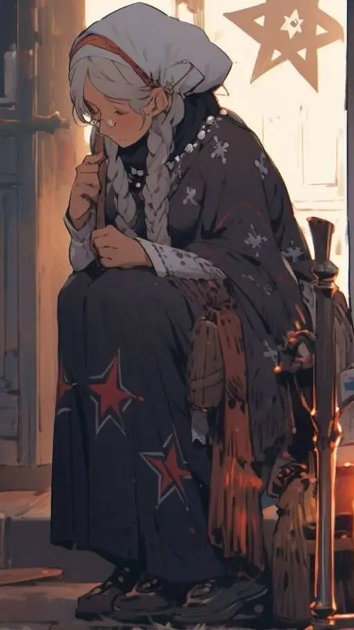 ai character: senhora Maria background