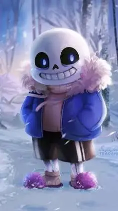 ai character: <💙/Sans/🦴> background