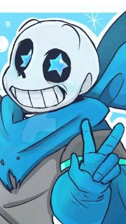 ai character: <😆/UnderSwop/💙> background