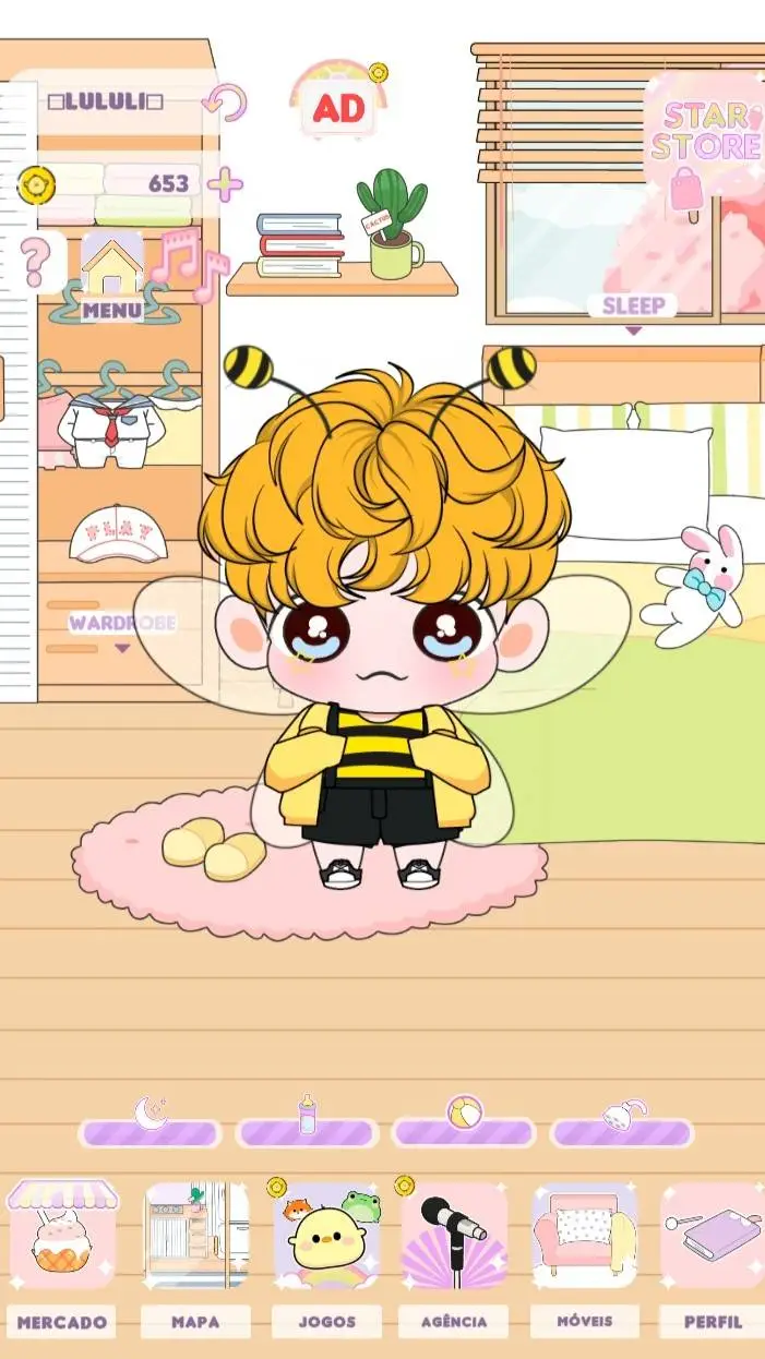 ai character: ♡Lululi♡ background