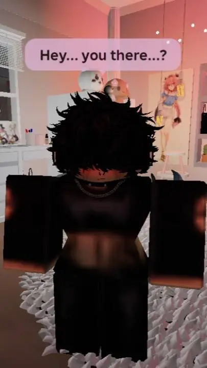 ai character: Luluh 🖤 background