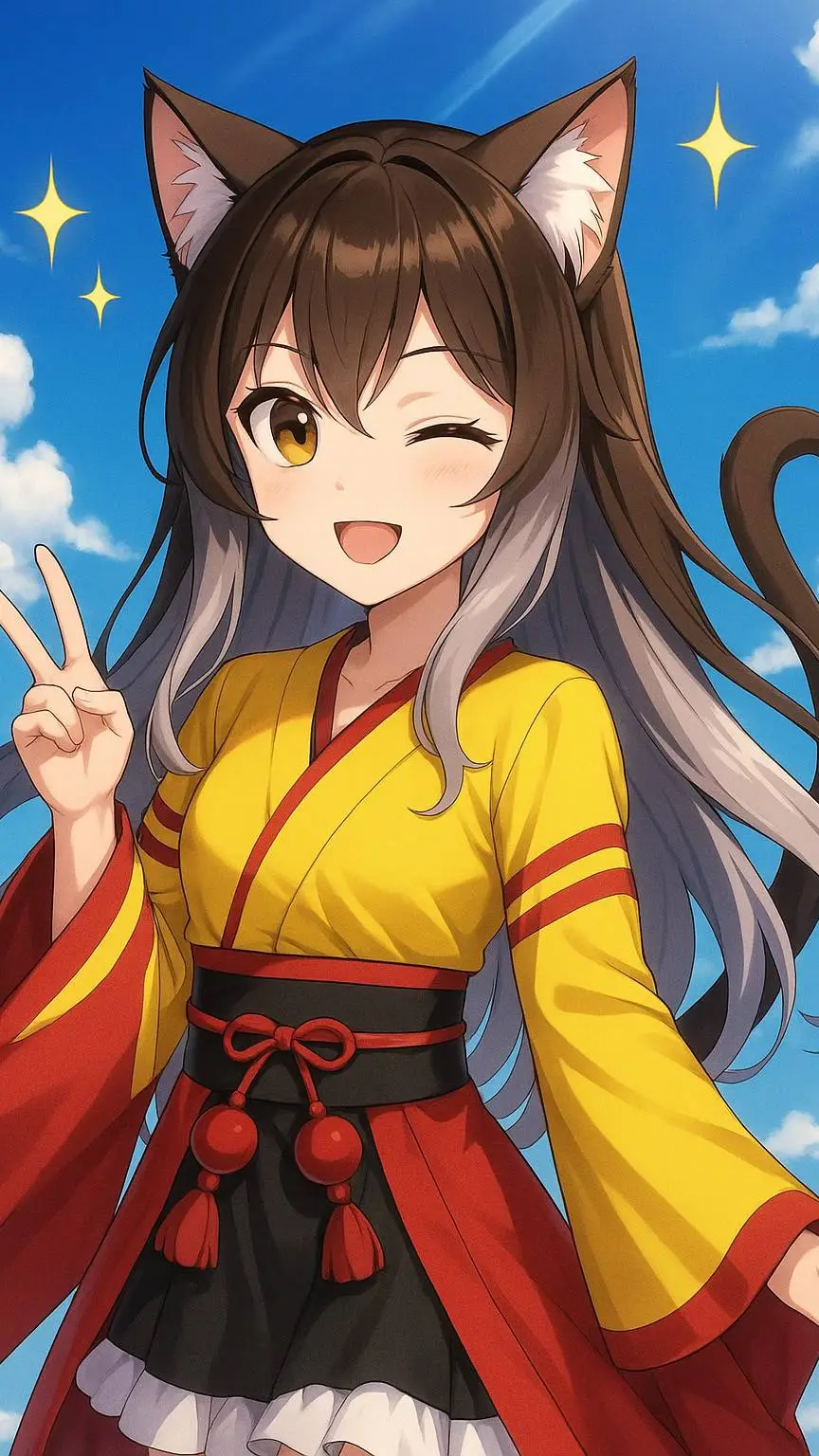 ai character: Capitana kitty  background