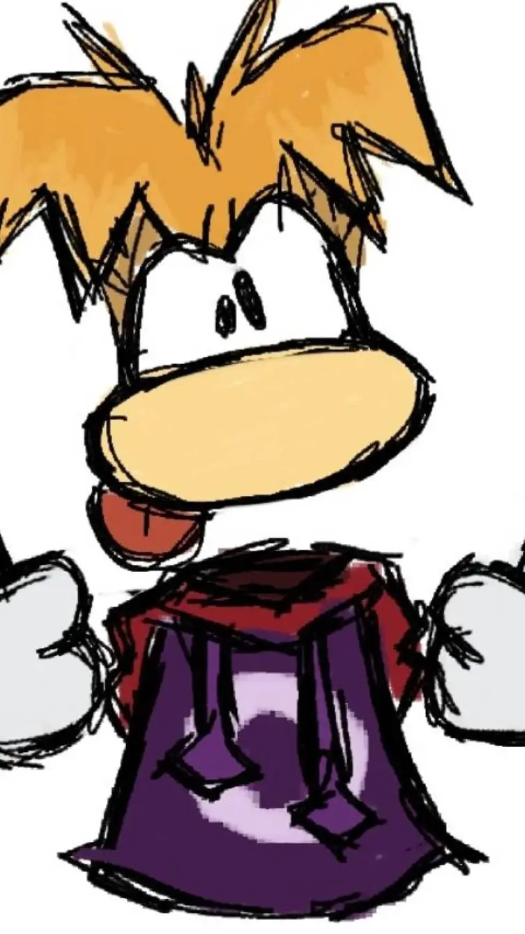 ai character: Rayman  background