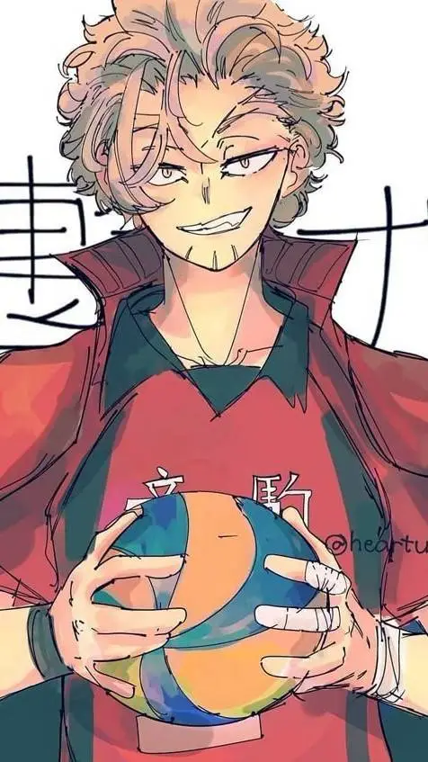 ai character: Hawks ~ Volleyball background