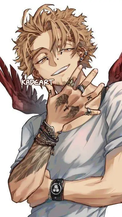 ai character: Hawks ~ Tattoo background