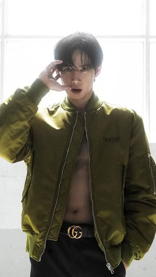 ai character: hot park sunghoon  background