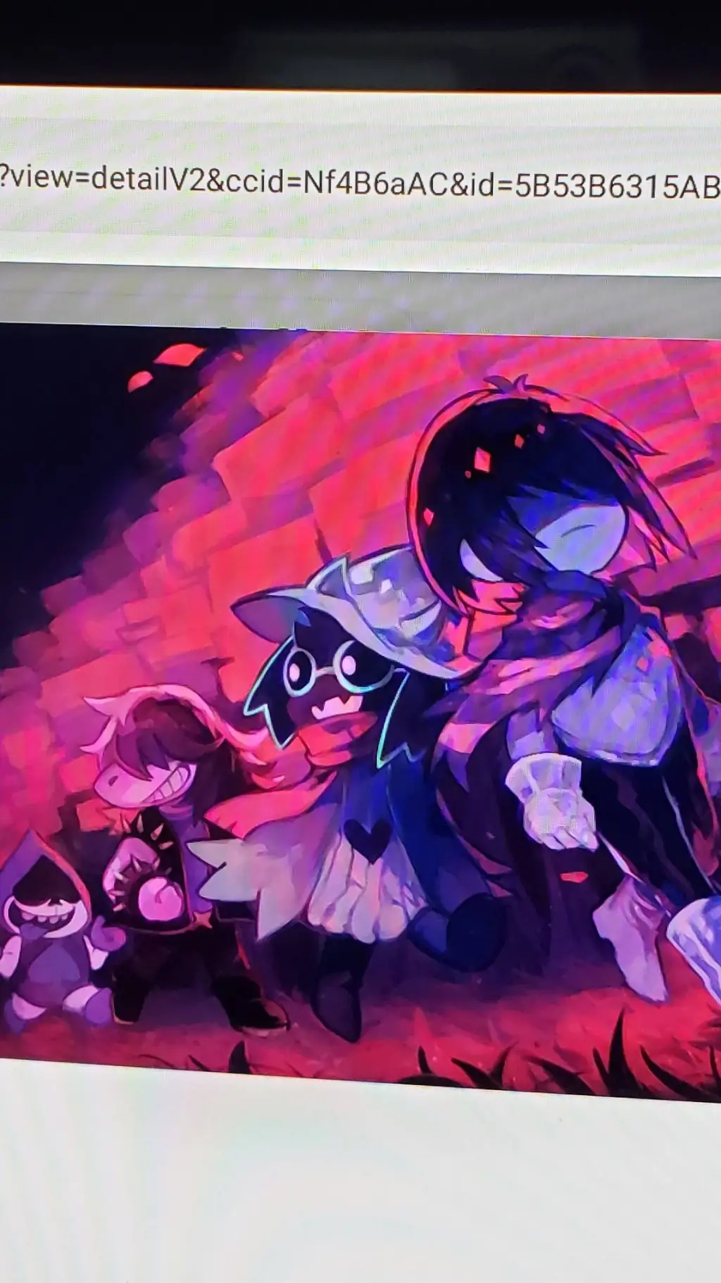 ai character: deltarune sleepove background